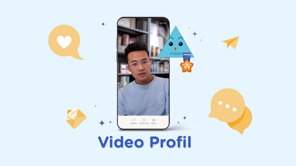 fitur video profil di aplikasi atma