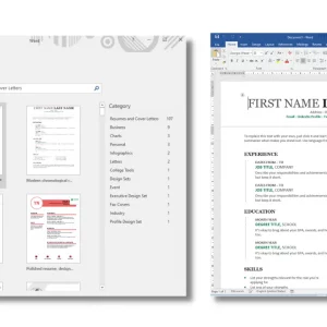 membuat CV dengan Microsoft word