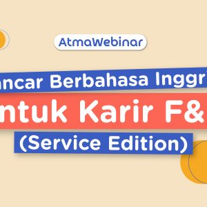 Webinar Bahasa Inggris Khusus F&B